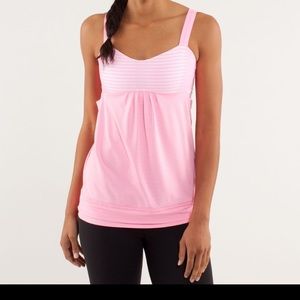 🌷Lululemon Pink Stripe Tank🌷